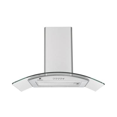 Continental Edison Decoratieve kap - L60 cm - roestvrijstalen glas