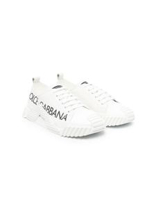 Dolce & Gabbana Kids baskets NS1 à logo imprimé - Blanc