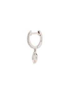 Roxanne First boucle d'oreilles en or blanc 14ct à diamants - Argent