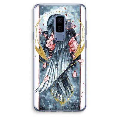 Golden Raven: Samsung Galaxy S9 Plus Transparant Hoesje