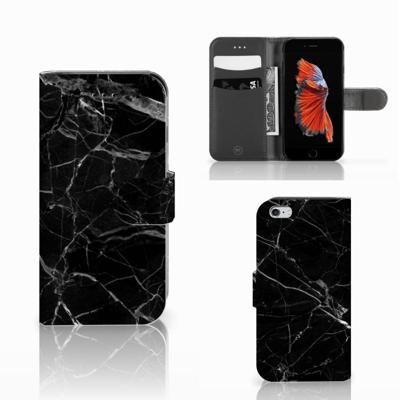 Apple iPhone 6 | 6s | Bookcase | Marmer Zwart - Origineel Cadeau Vader