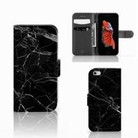Apple iPhone 6 | 6s | Bookcase | Marmer Zwart - Origineel Cadeau Vader