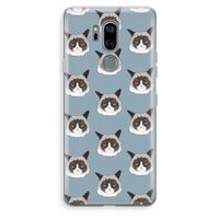 It's a Purrr Case: LG G7 Thinq Transparant Hoesje It's a Purrr Case: LG G7 Thinq Transparant Hoesje