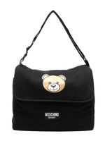 Moschino Kids sac à langer à logo Teddy Bear - Noir