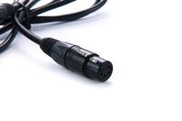 Rolux 4-pins xlr female met 4 pins male connector rl-c7