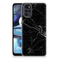 Motorola Moto G22 | TPU | Siliconen hoesje | Marmer Zwart - Origineel Cadeau Vader