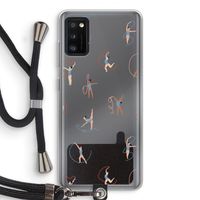 Dancing #3: Samsung Galaxy A41 Transparant Hoesje met koord