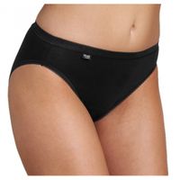 Set van 4x stuks sloggi basic tai dames slip, maat: 38 in het zwart