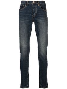 Purple Brand jean slim à taille basse - Bleu