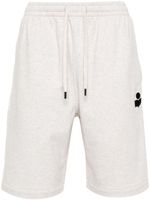 MARANT short de sport Mahelo à logo floqué - Tons neutres - thumbnail