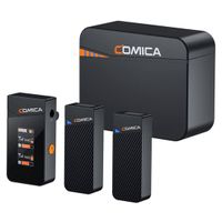Comica 2.4G Mini Draadloze Microfoon - 2 zenders + laadcase Comica 2.4G Mini Draadloze Microfoon - 2 zenders + laadcase