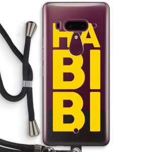 Habibi Majorelle : HTC U12+ Transparant Hoesje met koord