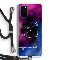 Sterrenbeeld - Donker: Samsung Galaxy S20 Plus Transparant Hoesje met koord