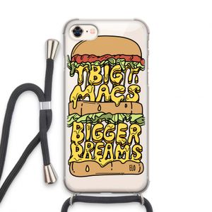Big Macs Bigger Dreams: iPhone 7 Transparant Hoesje met koord