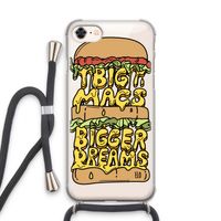 Big Macs Bigger Dreams: iPhone 7 Transparant Hoesje met koord