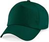 Beechfield CB10B Junior Original 5 Panel Cap - Bottle Green - One Size