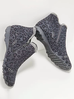 Faux Leather Panel Zip and Fleece Soft Ankle Boots