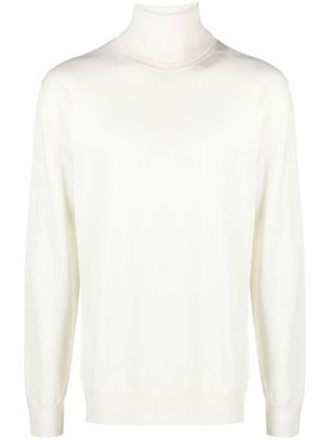 Jil Sander pull en laine à col roulé - Tons neutres