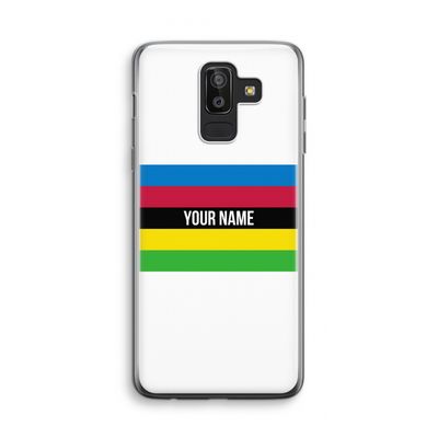 WK Wielrennen: Samsung Galaxy J8 (2018) Transparant Hoesje WK Wielrennen: Samsung Galaxy J8 (2018) Transparant Hoesje