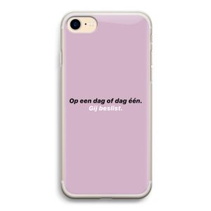 gij beslist: iPhone 7 Transparant Hoesje