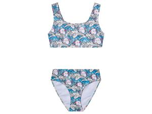 Kinder badpak of bikini (Blauw, 134/140)
