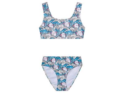 Kinder badpak of bikini (Blauw, 134/140)