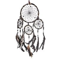 Dromenvanger Zwart met Veren (15 x 40 cm)