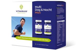 Vitakruid Multi dag & nacht man 2 x 30 tabletten