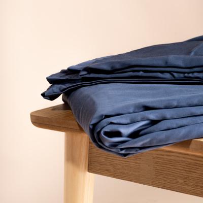 Verzwaringsdeken 10 kg - 140x200 cm + Hoes Blauw Bamboe