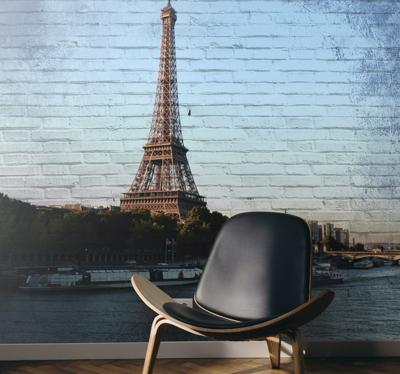 Fotobehang Paris Parijs eiffeltoren textuur
