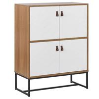 Beliani - NUEVA - Sideboard - Lichte houtkleur - MDF - thumbnail