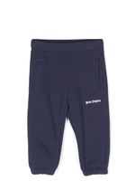 Palm Angels Kids pantalon de jogging à logo imprimé - Bleu - thumbnail