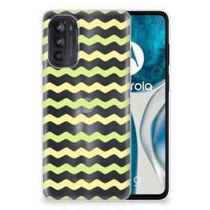 Motorola Moto G52/G82 TPU bumper Waves Yellow