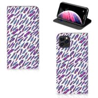 Apple iPhone 11 Pro Max | Hoesje met Magneet | Feathers Color