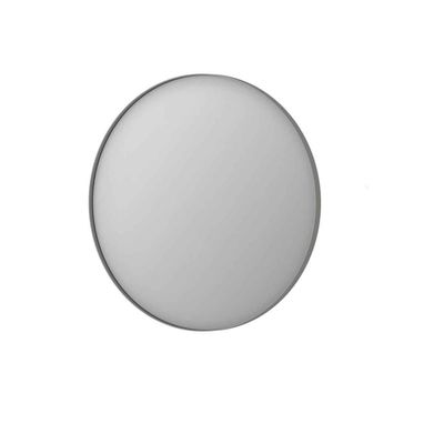 INK SP15 Spiegel Rond Geborsteld RVS Aluminium Kader 80 x 3,5 cm