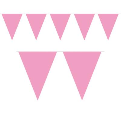 1x Lichtroze babyshower versiering slinger 350 cm