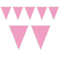 1x Lichtroze babyshower versiering slinger 350 cm