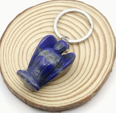Lapis Lazuli Engel Sleutelhanger - Sleutelhangers - Spiritueelboek.nl