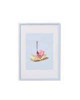 HEMA Fotolijst A4 21x29.7cm hout dun (lichtblauw)