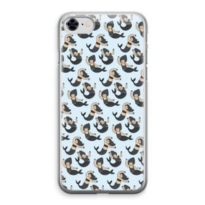 Zeemeermin: iPhone 8 Transparant Hoesje