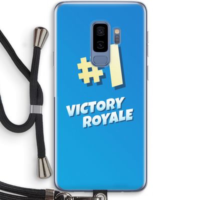Victory Royale: Samsung Galaxy S9 Plus Transparant Hoesje met koord