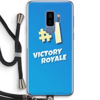 Victory Royale: Samsung Galaxy S9 Plus Transparant Hoesje met koord