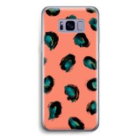 Pink Cheetah: Samsung Galaxy S8 Plus Transparant Hoesje