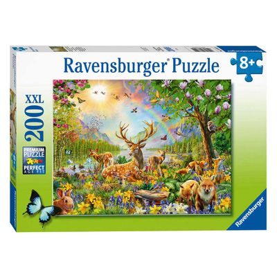 Ravensburger - puzzel mooie hertenfamilie 200 stuks xxl