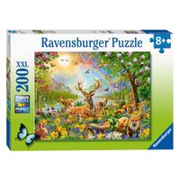 Ravensburger Puzzel Mooie Hertenfamilie 200 stuks XXL - thumbnail