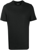 Emporio Armani t-shirt à design texturé - Noir - thumbnail