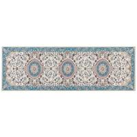 Beliani-GORDES-Loper tapijt-Beige|Blauw-80 x 240 cm-Polyester