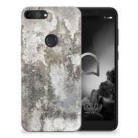 Alcatel 1S (2019) | TPU | Siliconen hoesje | Beton Print