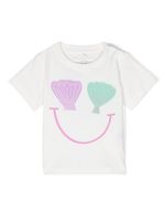 Stella McCartney Kids t-shirt à imprimé coquillage - Blanc - thumbnail