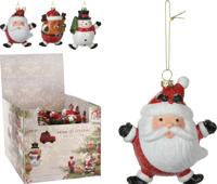 Hanging Deco Xmas Figures 3ass - Nampook